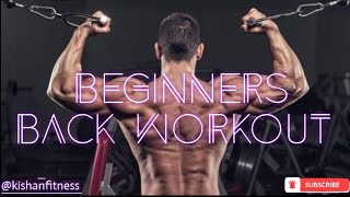 BEGINNERS BACK WORKOUT [upl. by Havelock]