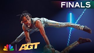 Hakuna Matata Acrobats Raises The Stakes With Blindfolded Stunts  Finals  AGT 2024 [upl. by Ariamoy]