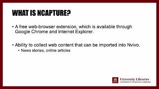 NCapture How to use Part 1 NVivo addon to capture data on the internet [upl. by Juakn]