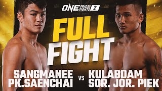 Sangmanee vs Kulabdam II  ONE Championship Full Fight [upl. by Ecnarretal]