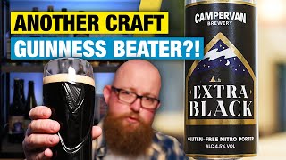 SCOTLANDS GUINNESS Campervan Brewery Extra Black Craft Beer Review [upl. by Klayman320]