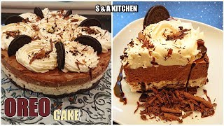 No Oven Easy Oreo Cake Recipe  How To Make Oreo Cake [upl. by Ahsiam591]