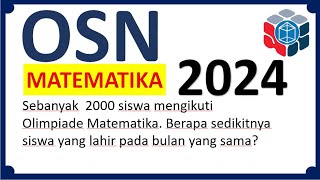 PEMBAHASAN SOAL OLIMPIADE MATEMATIKAPERSIAPAN OSN 2024 [upl. by Burkle]