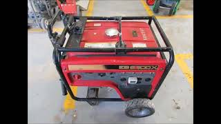 Sold 2012 Honda EB6500X 6500 Watt 60 kW Portable Generator bidadoocom [upl. by Obala261]