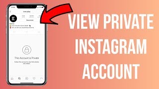 3 Methods To View A PRIVATE INSTAGRAM ACCOUNT [upl. by Eniron]