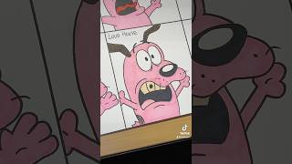 Courage the Cowardly Dog in 6 Cartoon Styles Part 4 shorts halloween [upl. by Celesta848]