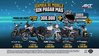 PROMOS AKT MARZO  MODELOS 2025  BONO 300000  CASCO GRATIS [upl. by Carmelle]