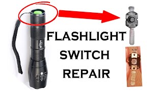 How to fix DimFlickering LED flashlight  Torch switch repair  Laser TailCap Disassembly [upl. by Atokad]