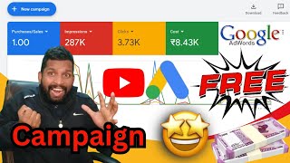 google ppc Google ads campaign for youtube channel  how to run google ads campaign [upl. by Ajin]