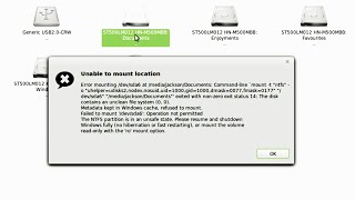 How to Solve quotUnable to Mount Locationquot Error on GNULinux OS [upl. by Daniels]