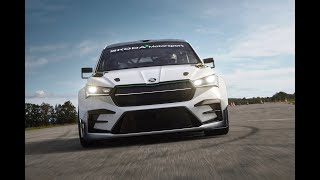 SKODA Enyaq RS Race [upl. by Leviralc]