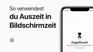 So verwendest du Auszeit in Bildschirmzeit [upl. by Dlonra]