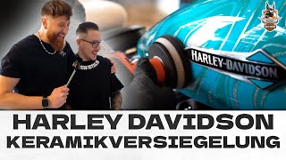 KERAMIKVERSIEGELUNG bei einer HARLEY DAVIDSON sinnvoll  HD BIELEFELD ALLTAG 003 [upl. by Gereron]