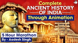 Complete Ancient Indian History in 5 hours through Animation  UPSC IAS [upl. by Demb688]