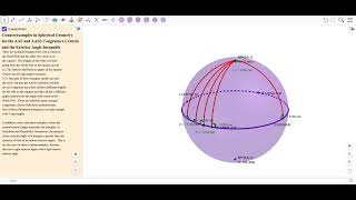 Geometry 623 Spherical Geometry AAS and AASS Counterexamples [upl. by Eelannej831]