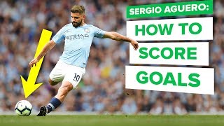 HOW TO SCORE MORE GOALS  Sergio Aguero pro tips [upl. by Renmus]