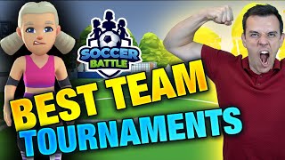 BEST TEAM for TOURNAMENTS in SOCCER BATTLE WORLD CUP WINNING TEAM [upl. by Nogam]