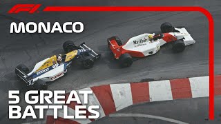 Five Great Battles At The Monaco Grand Prix [upl. by Oren]