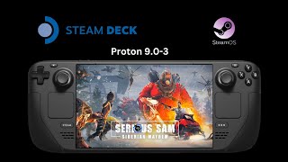 Serious Sam Siberian Mayhem  Steam Deck Gameplay [upl. by Herc]