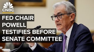 Federal Reserve Chair Powell testifies before the Senate committee on monetary policy — 3724 [upl. by Heater]