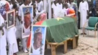 RTB  Cérémonie dinhumation de Gérard Kango OUEDRAOGO [upl. by Ahsienyt]