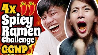 HAMON NI JUNNIE BOY  Spicy Noodle Challenge [upl. by Ardnuassac]