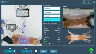 MiREYE Imaging  Automatic Thickness Detection  Veterinary Xray [upl. by Dnomra]