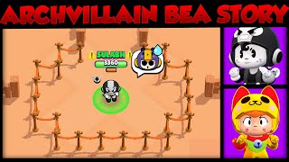 The Story of Archvillain Bea amp Gold Neko Bea Part 3  Brawl Stars Story Time  Cosmic Shock [upl. by Nicolina83]