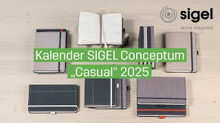 Kalender SIGEL Conceptum quotCasualquot 2025  SIGEL [upl. by Turley]