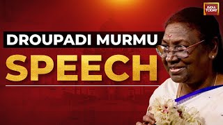 Droupadi Murmu Speech  This Old Video Of Droupadi Murmu Is Going Viral  New President Of India [upl. by Tiraj]