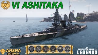 ASHITAKA  Knappe Sache  Arena Saison 6  World of Warships Legends [upl. by Aiken]