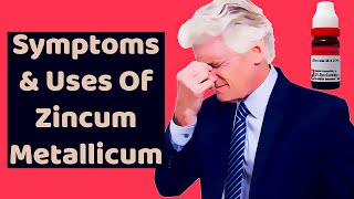 Zincum Metallicum 30 200 Homeopathic Medicine Symptoms Uses amp Benefits In Hindi [upl. by Leipzig]