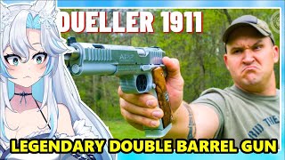 THE DOUBLE BARREL 1911 LEGENDARY DUELLER  Kentucky Ballistics React [upl. by Adhamh]