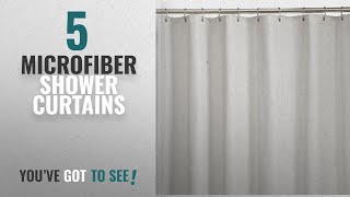 Top 10 Microfiber Shower Curtains 2018 Maytex Soft Microfiber Water Repellent Fabric Shower Liner [upl. by Hanna]