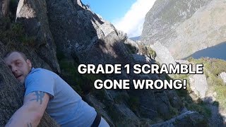 PANIC on Tryfan  GRADE 1 Scramble Gone WRONG [upl. by Danella524]