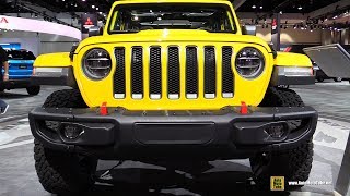 2018 Jeep Wrangler Unlimited Rubicon  Exterior and Interior Walkaround  2017 LA Auto Show [upl. by Enobe520]