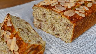 Pan de plátano con quinoa alto en proteína y libre de gluten 💚 [upl. by Nonnad]