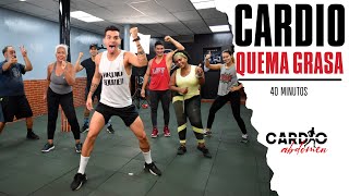 CARDIO QUEMA GRASA en TODO EL CUERPO 40 Minutos [upl. by Barlow866]