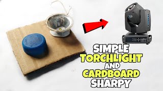 How To Make Mini Sharpy Light With TorchLight And Cardboard  Simple Mini Sharpy Light At Home [upl. by Zoila]