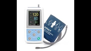 Contec ABPM50 Ambulatory Blood Pressure Measurement Monitor Machine  24Hrs  Tutorial  How to use [upl. by Ainivad]