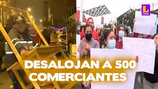 Surquillo Comerciantes protestan por desalojo de mercado l Arriba Mi Gente [upl. by Briggs]