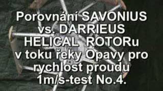 Savonius vs Darrieus Water rotor Frais 🔴44 [upl. by Michigan123]