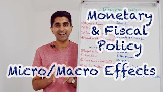 Monetary and Fiscal Policy  MicroMacro Effects  AQAEdexcel Paper 3 Revision [upl. by Antonie]