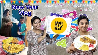 2024 New Year Vlog 💖💖 Updates in HOME  Whats in a BOX   Karthikha Channel [upl. by Coyle440]