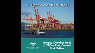 Excerpt from Langley Chamber  Gloria Mackarenko CBC interview on the closure of BC ports [upl. by Ray]