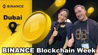 IN DubaiAt Binance Blockchain WeekMeeting CZ…… [upl. by Nicolais180]