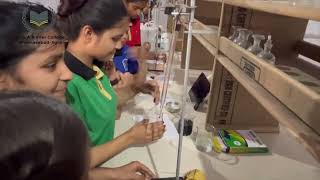 Titration class 11 practical educational chemistry titration [upl. by Lesly198]