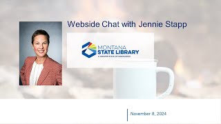 Webside Chat with Jennie Stapp [upl. by Fasa]