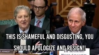 SENATOR KENNEDY RUTHLESSLY GRILLS FDIC CHAIR ON INCOMPETENCY AND WORK MISCONDUCT [upl. by Llesig507]