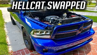 Driving Hellcat Swap Dodge RAM 1500  Hellram Part 9 [upl. by Adnerol576]